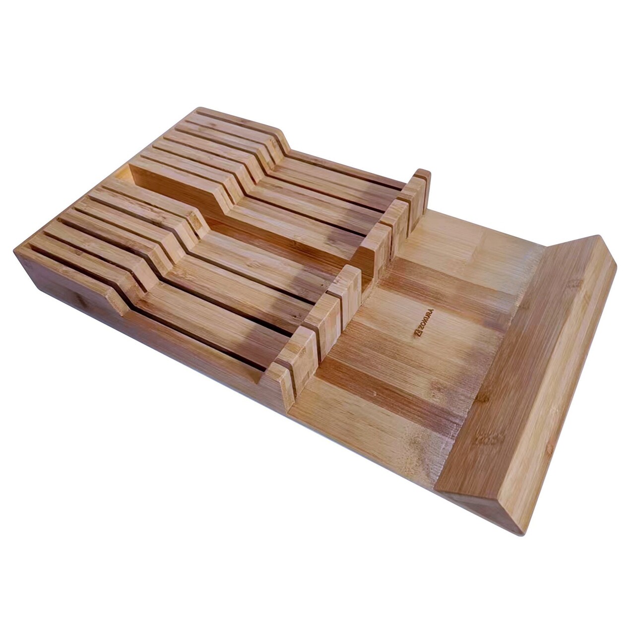Suport depozitare cutite, bambus, 42,5 x 24,5 cm - Zokura - imagine 5